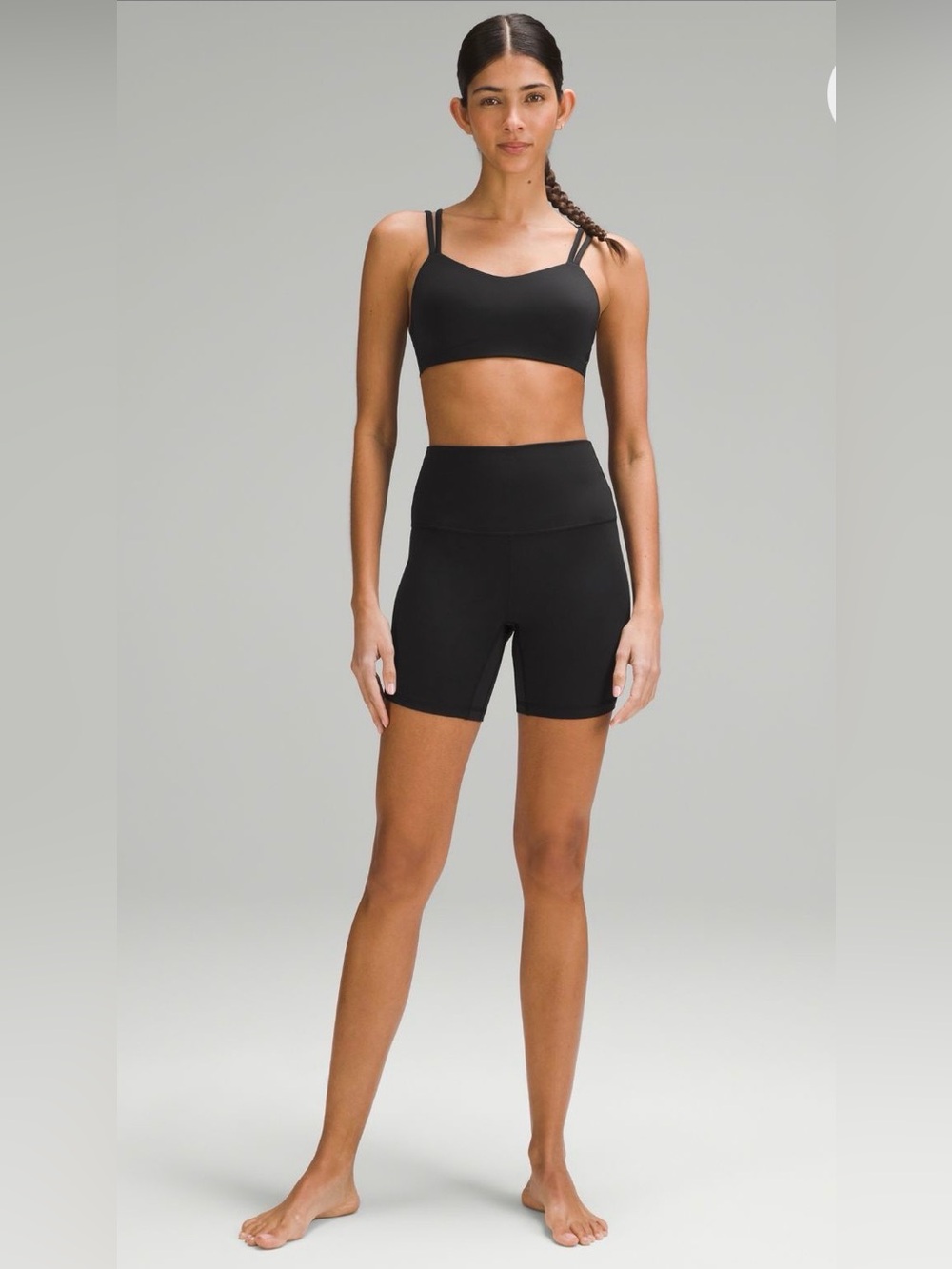 lululemon athletica Black High-Rise Bike Shorts